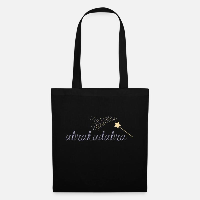 Abrakadabra - Stoffbeutel - Schwarz