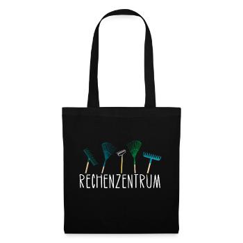 Rechenzentrum Garten Hobbygärtner Geschenk Idee - Stoffbeutel - Schwarz - Vorne