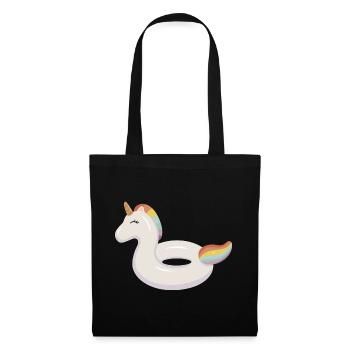 Unicorn symbol water animal - Tote Bag - black - Front