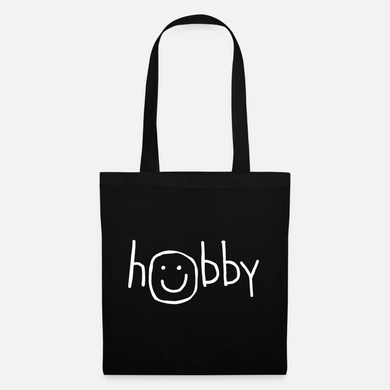 Hobby Smile Freizei Aktivität - Stoffbeutel - Schwarz