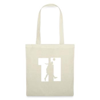 Maillot numéro 11 du joueur de football - Sac en tissu - nature - Devant