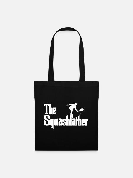Squash Squash player - Tote Bag - black