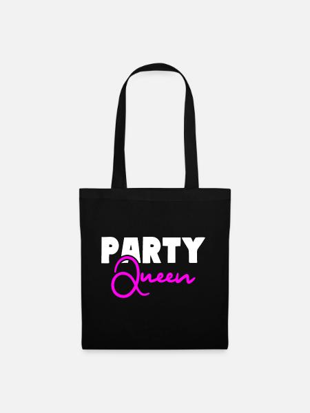 Party Queen Feiern Party Girls - Stoffbeutel - Schwarz