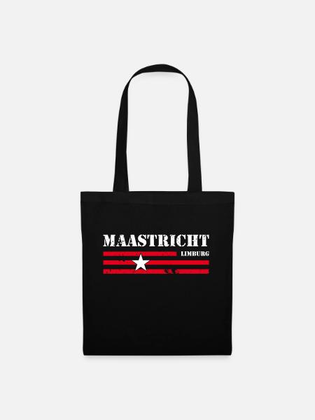 Maastricht - Stoffbeutel - Schwarz