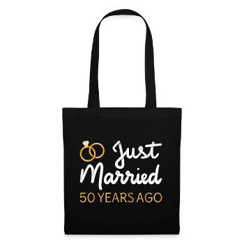 Just Married 50 Years Ago IV - Tote Bag - black - Front