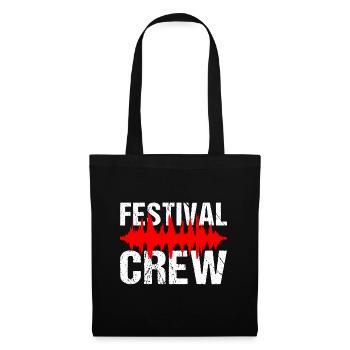 Festival Crew Music Party Team Festival - Tote Bag - black - Front