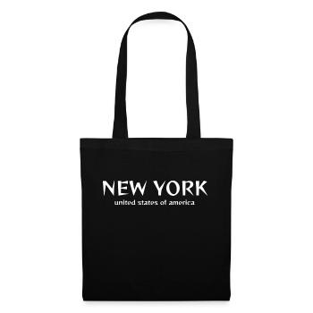 NEW YORK I - Sac en tissu - noir - Devant