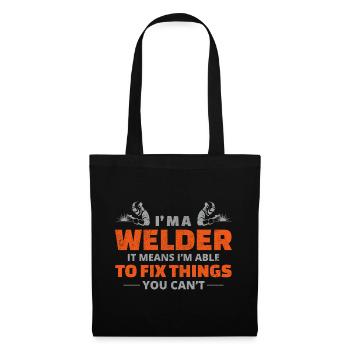 Welding Welder Metal Construction Ironworker - Tote Bag - black - Front