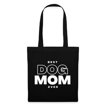 Meilleure Maman Chien - Sac en tissu - noir - Devant