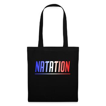 NATATION NAGEUR NAGEUSE CADEAU SPORT FRANCE - Sac en tissu - noir - Devant