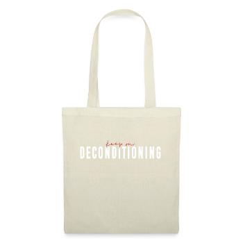 keep on DECONDITIONING - Human Design - Stoffbeutel - Natur - Vorne