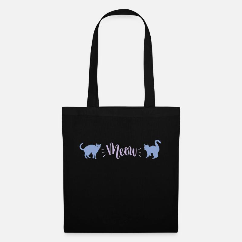 J’aime mon chat - Sac en tissu - noir