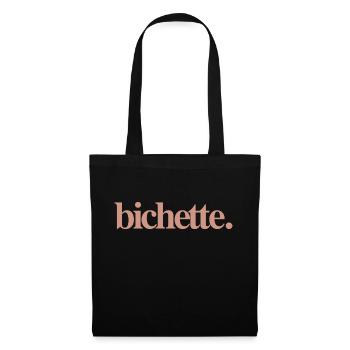 BICHETTE - Sac en tissu - noir - Devant