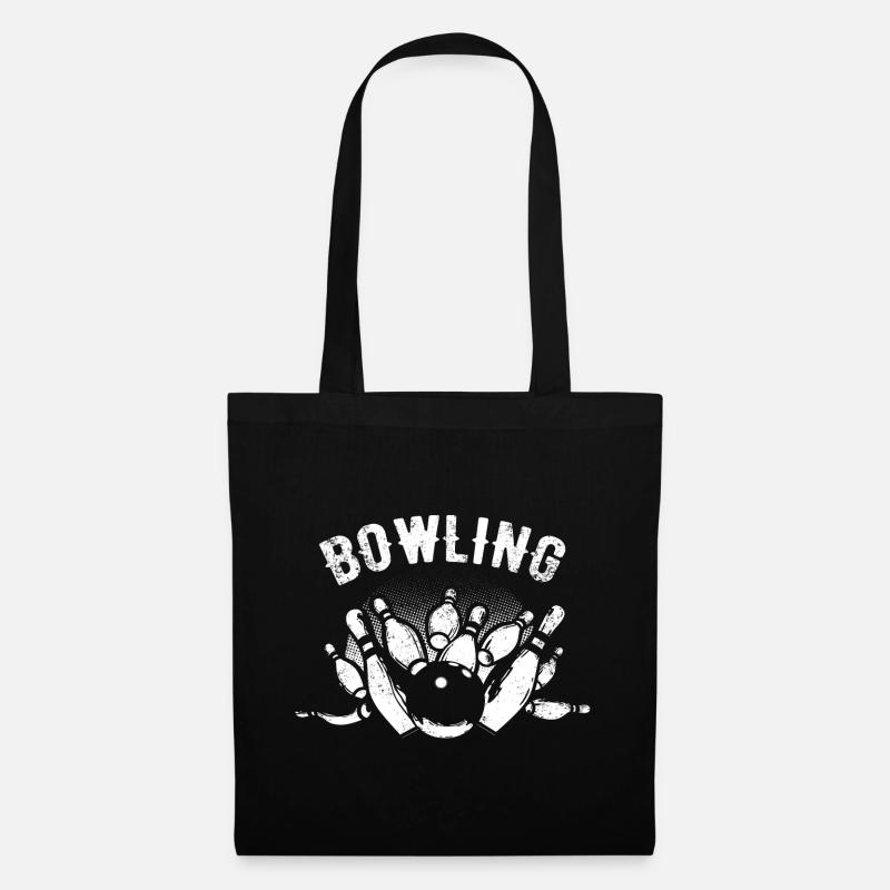 Bowling - Stoffbeutel - Schwarz