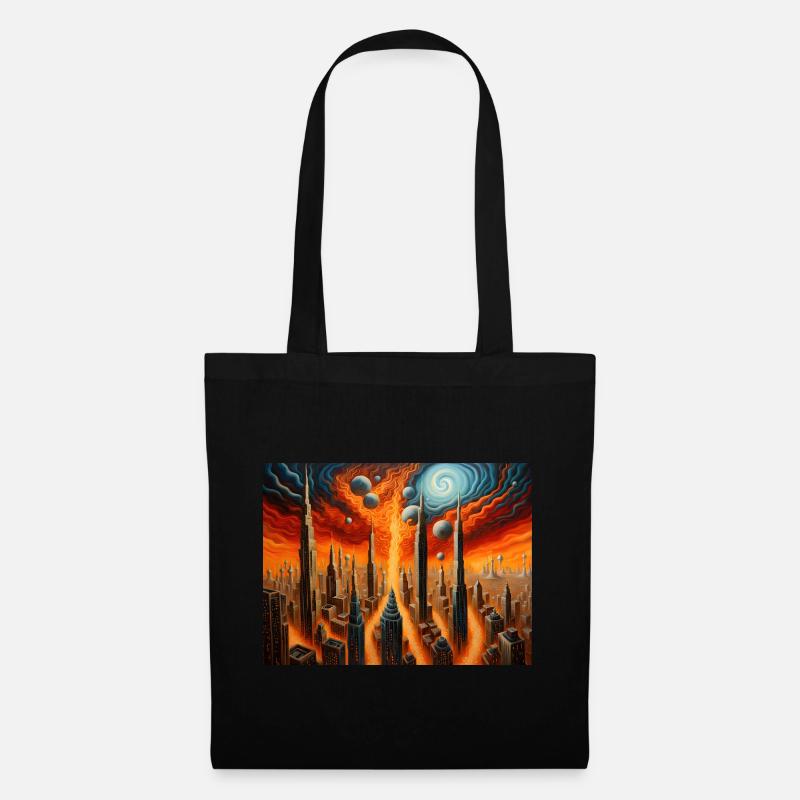 Nature's Fury #9 - Tote Bag - black