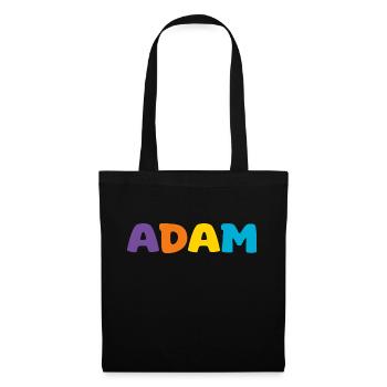 Nom - Adam - Sac en tissu - noir - Devant