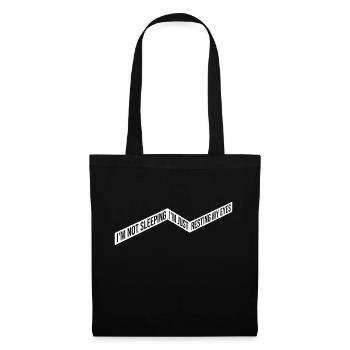 I'm Not Sleeping I'm Just Resting My Eyes Saying - Tote Bag - black - Front