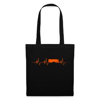 Truck Heartbeat Truck - Sac en tissu - noir - Devant