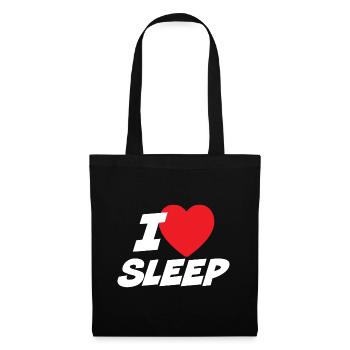 I Love Sleep - Tote Bag - black - Front