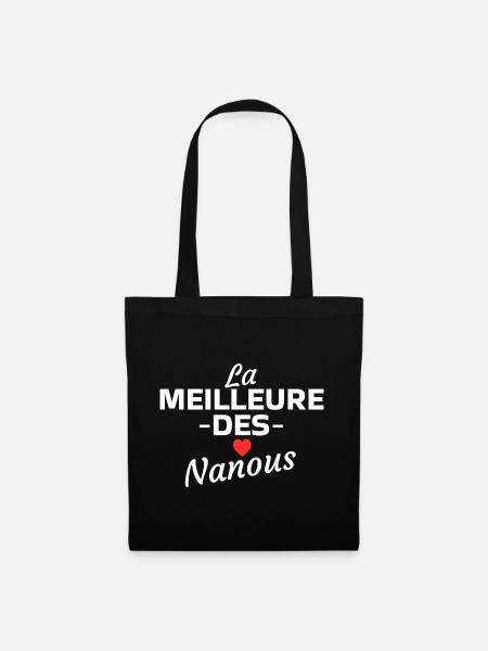 Das Beste von nanous - Stoffbeutel - Schwarz