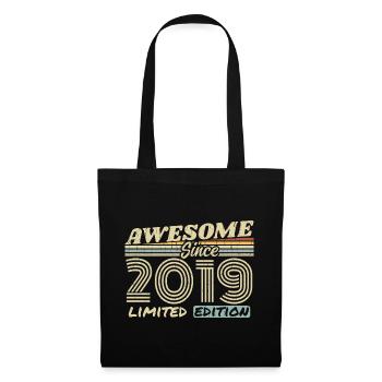 Vintage 2019 Retro - 2019 Birthday Gift - Tote Bag - black - Front