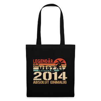 Legendary since March 2014 - absolutely unique - Tote Bag - black - Front