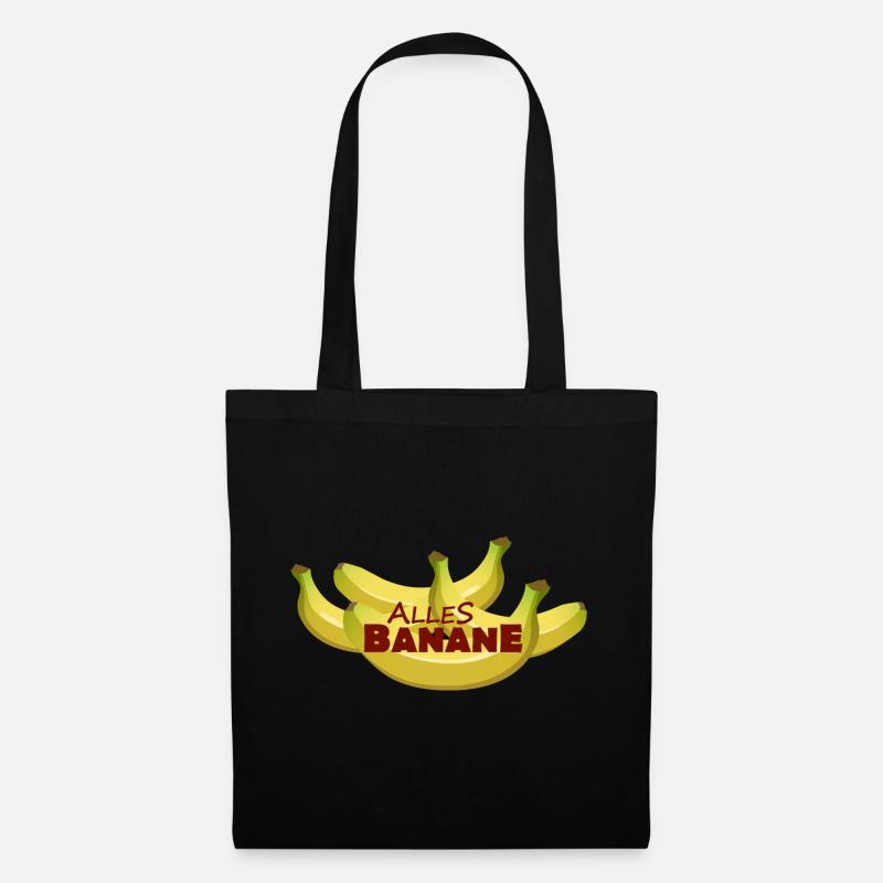 ALLES BANANE - Stoffbeutel - Schwarz