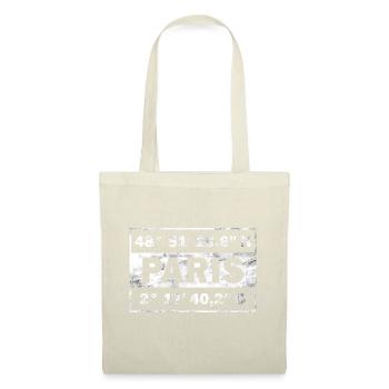 Paris coordinates City of Paris - Tote Bag - nature - Front