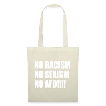 no racism no sexism no afd - Tote Bag - nature - Front