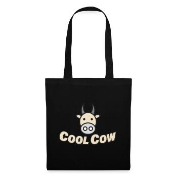 VACHE COOL - Sac en tissu - noir - Devant
