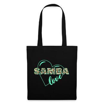 Samba Animal Print Love - Tote Bag - black - Front
