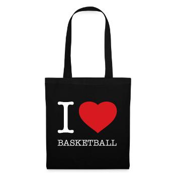 I LOVE BASKETBALL - Tote Bag - black - Front