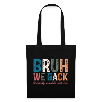 Whimsical Colourful Typography Design - Tote Bag - black - Front