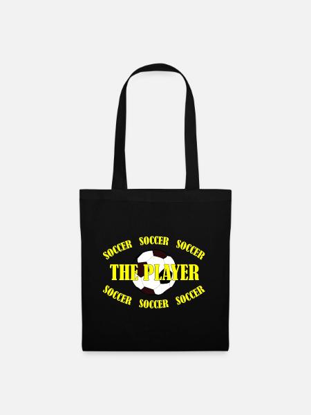 SOCCER - THE PLAYER - Stoffbeutel - Schwarz