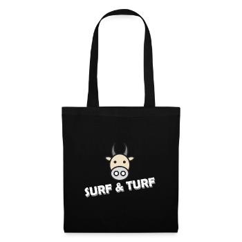 SURF AND TURF - Tote Bag - black - Front