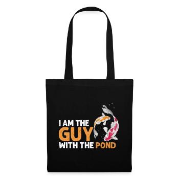 Je suis le gars avec le loisir amateur de carpes koi de l’étang - Sac en tissu - noir - Devant
