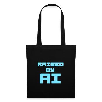 ÉLEVÉ PAR L’IA - Sac en tissu - noir - Devant