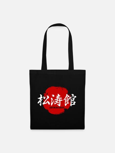 Shotokan Karate Kampfsport Kanji Japan - Stoffbeutel - Schwarz