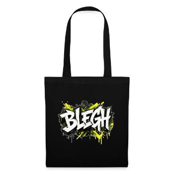 Blegh Graffiti Style - Sac en tissu - noir - Devant