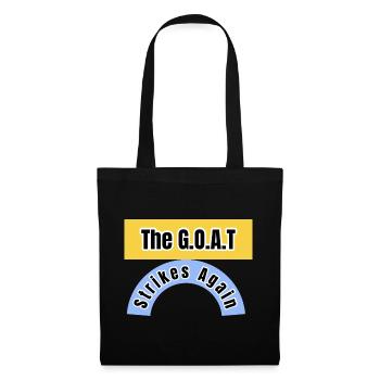 Le GOAT frappe à nouveau - Sac en tissu - noir - Devant