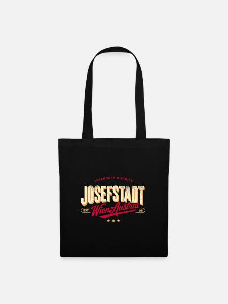 Wien Josefstadt (8. Bezirk) - Stoffbeutel - Schwarz