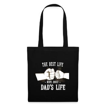 The Best Life - Dads Life - 2017 - Stoffbeutel - Schwarz - Vorne
