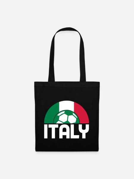 italy - Stoffbeutel - Schwarz