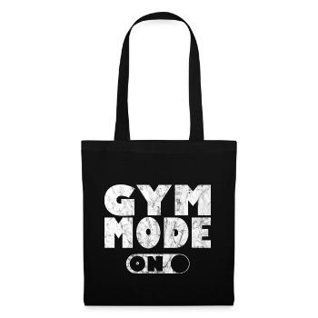 Gym Fitness Gym Mode on - Sac en tissu - noir - Devant