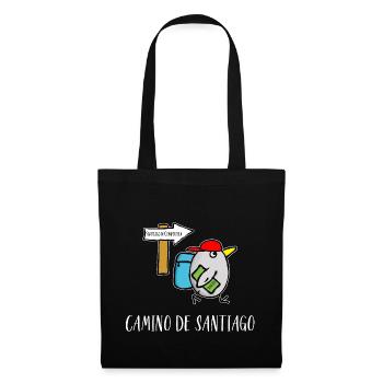 Way of St. James Spain Pilgrims Camino De Santiago - Tote Bag - black - Front