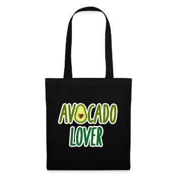 Avocado - Stoffbeutel - Schwarz - Vorne
