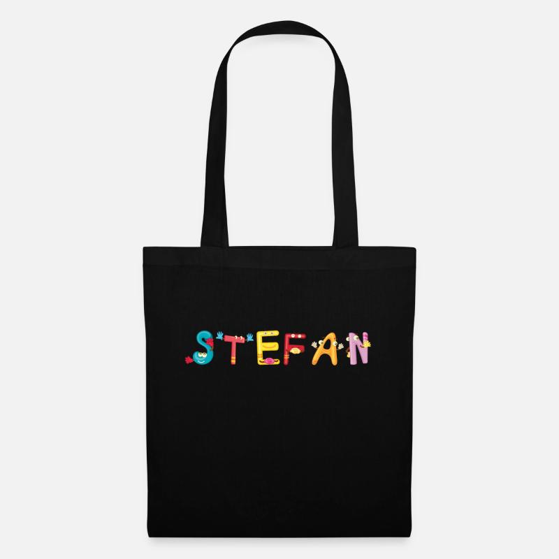 Stefan - Stoffbeutel - Schwarz
