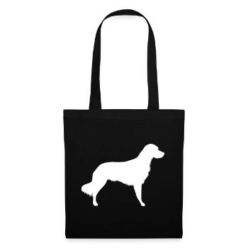 Münsterland silhouette blanc - Sac en tissu - noir - Devant