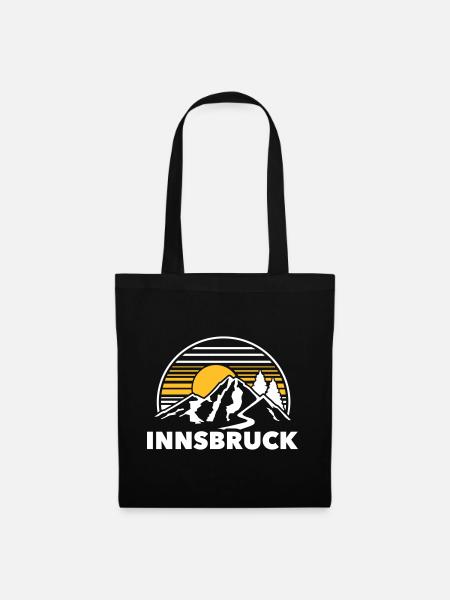 Innsbruck - Stoffbeutel - Schwarz