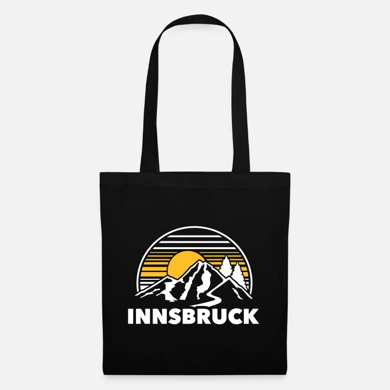Innsbruck - Stoffbeutel - Schwarz